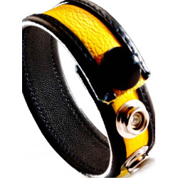 Generique Cockring Cuir Jaune